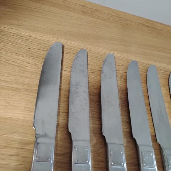 6 Reed & Barton Telluride 9" Dinner Knives Select Korea Stainless Steel - Picture 2 of 7